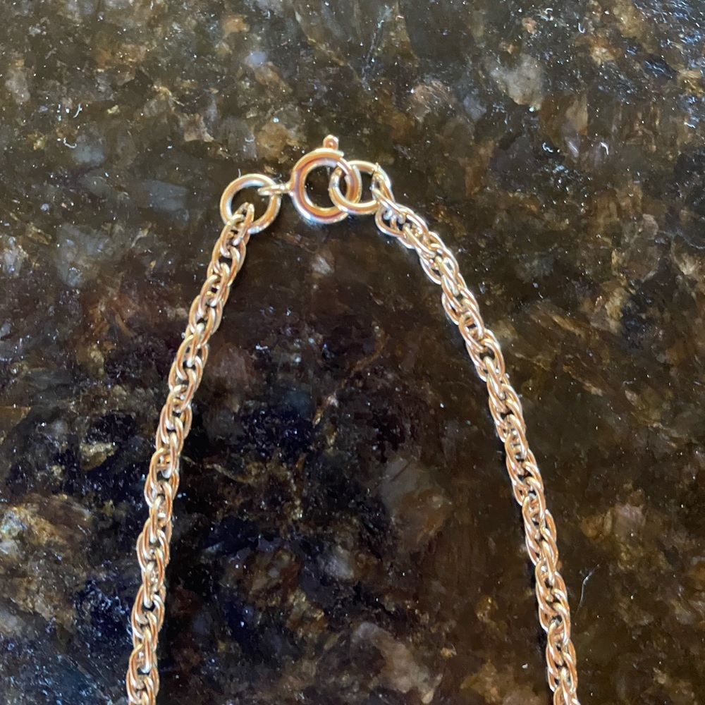 Beautiful Stacking Gold Leaf Statement Necklace W… - image 3